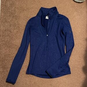 Nike Pro Dri-FIT Navy Quarter-Zip Top